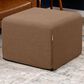 Jaxx Monroe Medium Ottoman in Earth Brown, , large