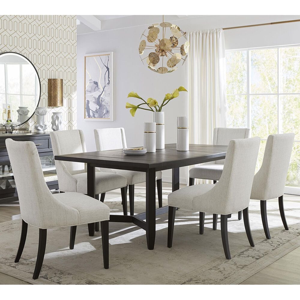 Aspen Furniture, Inc. Camden Dining Table and 6 Dining Side Chairs in Domino, , large