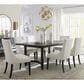 Aspen Furniture, Inc. Camden Dining Table and 6 Dining Side Chairs in Domino, , large