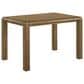 Crown Mark Cockrell Counter Height Extension Table in Antique Brown - Table with 1-18" Leaf, , large