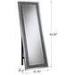 Pacific Landing Rectangular Standing Mirror with LED Lighting in Silver, , large