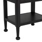 Riverside Furniture Calhoun 1-Drawer Nightstand in Ebony Whiskey Oak with USB Ports, , large