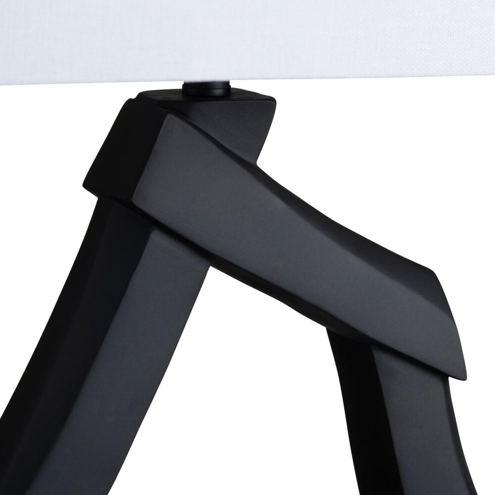 Crestview Collection Laurence Table Lamp in Black, , large