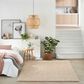 Nourison Cozy Shimmer 5"3" x 7"3" Beige Area Rug, , large