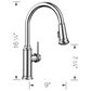 Blanco Empressa Pull-Down Kitchen Faucet 1.5 GPM in Chrome, , large