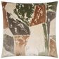 D.V.Kap Inc Terrain 24" Square Throw Pillow in Terracotta, Deep Greens and Neutral, , large