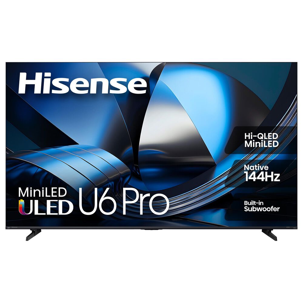 Hisense 75" Class U6 Pro Series Mini-LED ULED 4K in Black - Smart Vidaa TV, , large