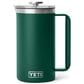 YETI Rambler 34 Oz French Press with Twist-To-Lock Lid in Black Forest Green, , large