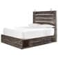 Ashley Drystan Queen Storage Bed with 2 Drawers in Brown Rustic, , large