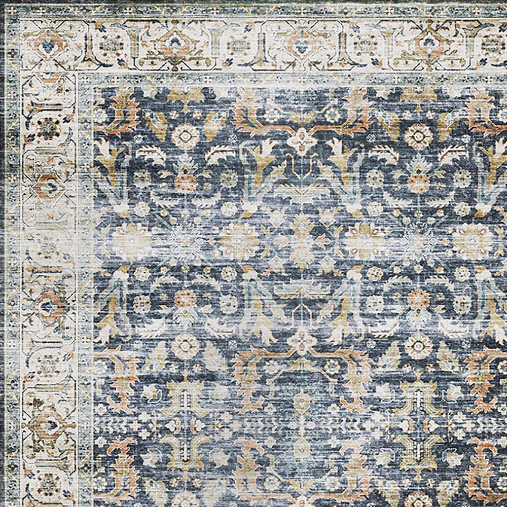 Oriental Weavers Charleston Distressed CHA05 7&#39;6&quot; x 10&#39; Blue Area Rug, , large