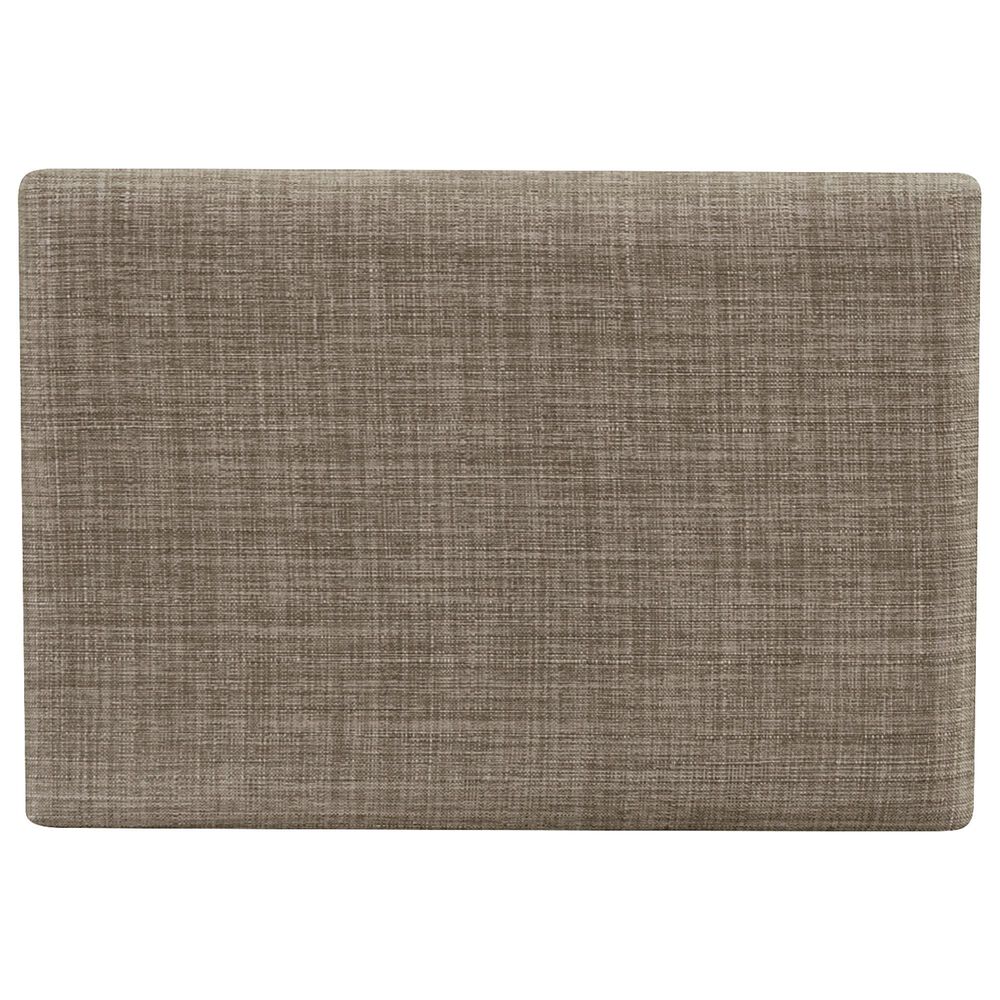 Linon Home Decor Claridge Counter Stool with Grey Cushion in Rustic Dark Brown, , large