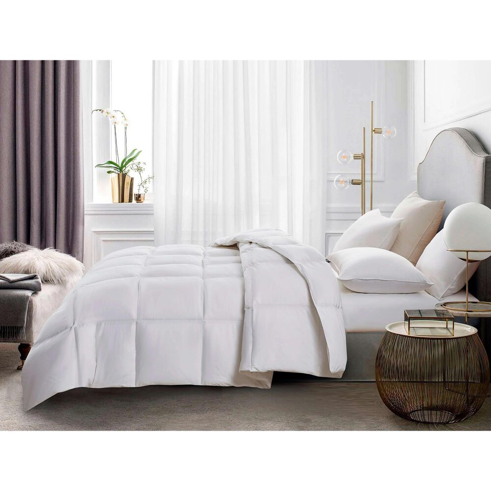 Blue Ridge Home Fashions Serta 233 Thread Count Full/Queen All Season Comforter in White Goose, , large