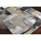 Surya Pepin PEI-1020 5"3" x 7"6" Black, Medium Gray and Mustard Area Rug, , large