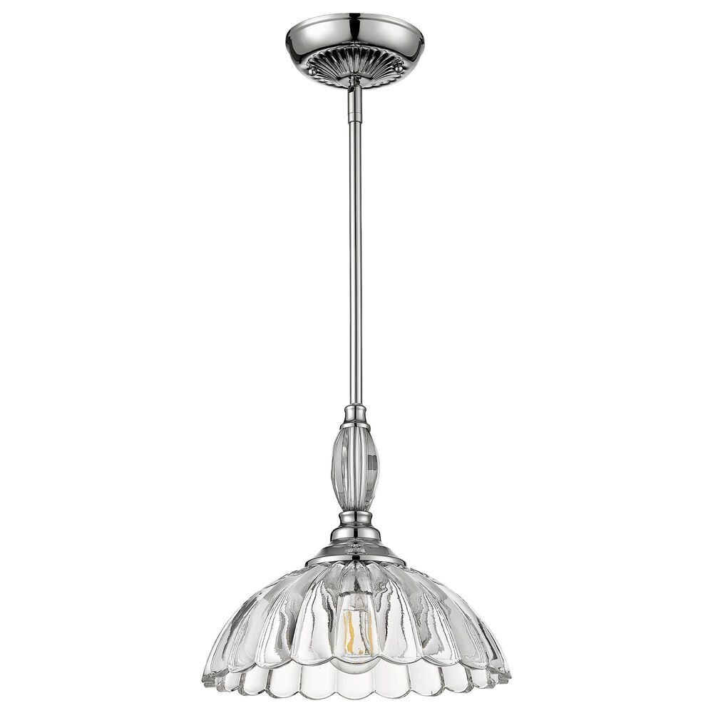 Golden Lighting Audra 1-Light Pendant in Pewter, , large