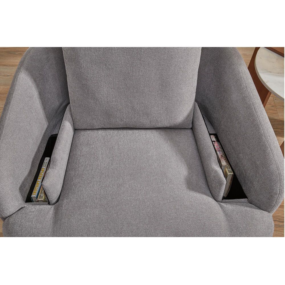 Ashley Modmax Swivel Glider Recliner in Granite, , large