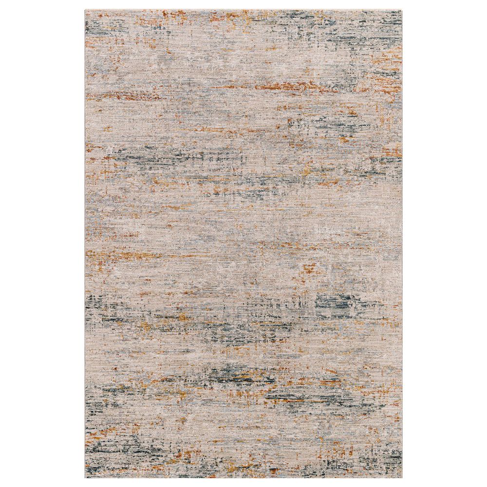 Surya Laila 5" x 7"6" Teal, Sage, Orange, Saffron, Gray and Cream Area Rug, , large