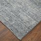 Feizy Eastfield 69A5F 9" x 12" Blue and Silver Area Rug, , large