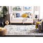 Safavieh Madison MAD603K 10" x 14" Turquoise and Ivory Area Rug, , large