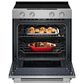 KitchenAid 2-Piece Kitchen Package with 30" Slide-In Smart Electric Range and 30" Over-the-Range Microwave Oven in PrintShield Stainless Steel, , large