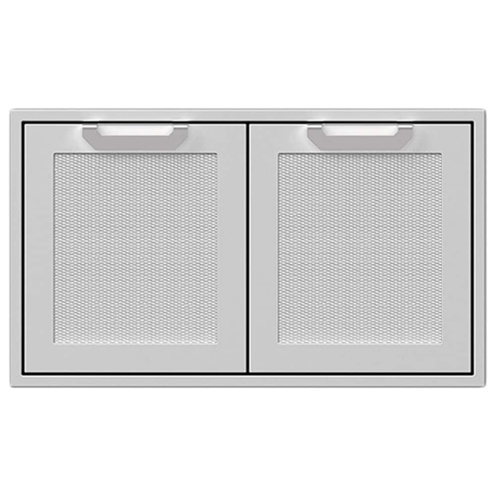 Hestan 36" Outdoor Double Storage Doors in Stainless Steel, , large