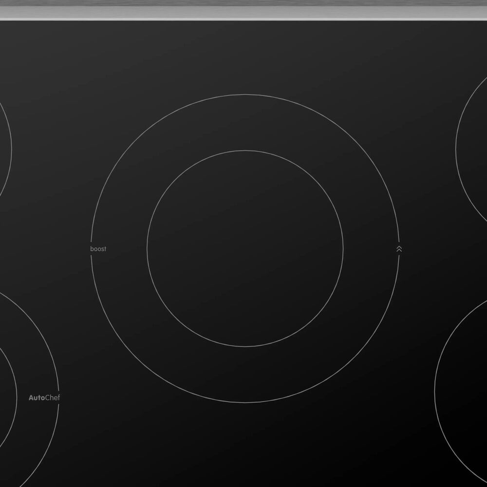 Bosch Benchmark Series 30&quot; Built-In Electric Cooktop with Frame in Black and Stainless Steel, , large
