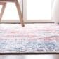 Safavieh Serapi 4" x 6" Rust and Blue Area Rug, , large
