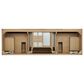 James Martin Vanities Solene 72" Double Bathroom Vanity in Seaside Oak with 3 cm Eternal Jasmine Pearl Quartz Top and Rectangular Sinks, , large