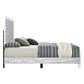 Titanic Furniture Artic Queen Panel Bed in Gray and White, , large