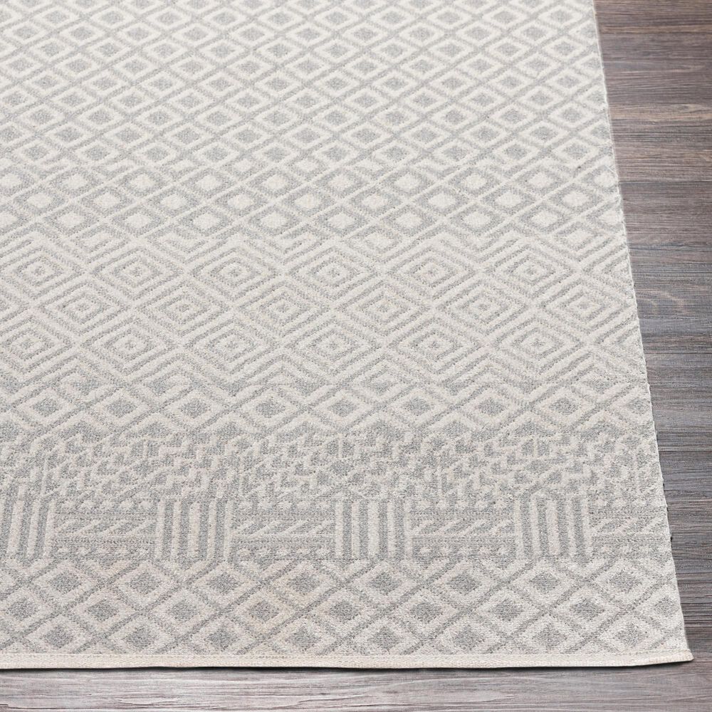 Surya Lavadora LVR2321 6&#39;7&quot; x 9&#39; Gray and Light Gray Area Rug, , large