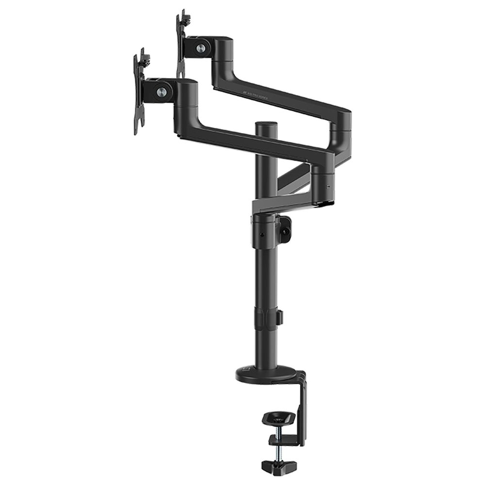 MSI Dual Monitor Desk Mount for 17&quot;-32&quot; Screen in Matte Black, , large