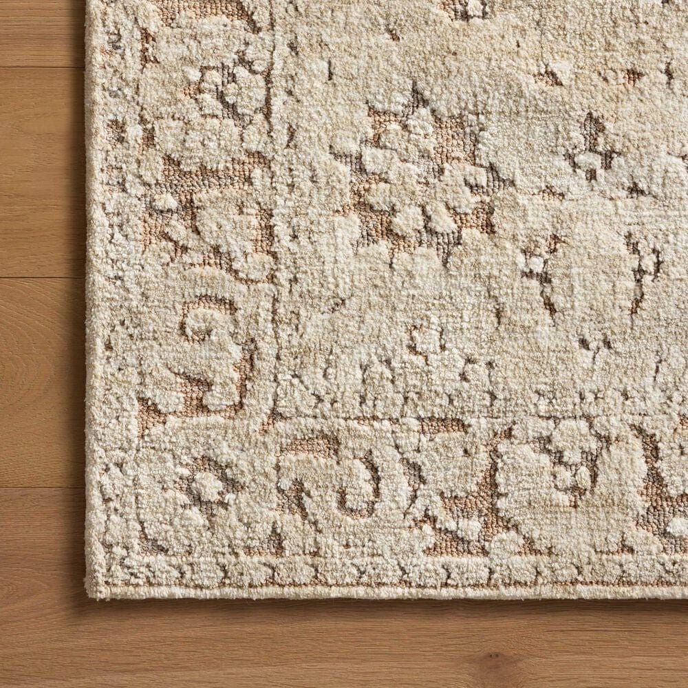 Loloi Percival Natural and Salmon 2&#39;6&quot; x 7&#39;6&quot; Runner, , large