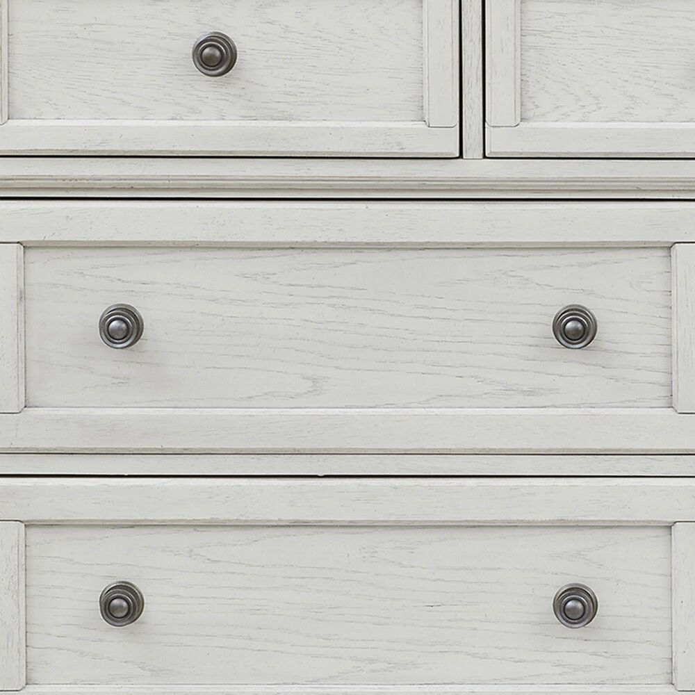 Ashley Robbinsdale 4 Piece King Bedroom Set in Antique White, , large