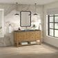 James Martin Vanities Breckenridge 60" Single Bathroom Vanity in Light Natural Oak with 3 cm Parisien Bleu Quartz Top and Rectangular Sink, , large