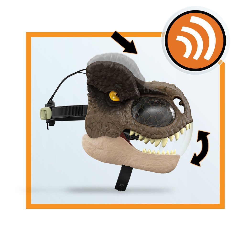 Jurassic World Chomp Roar Tyrannosaurus Mask, , large