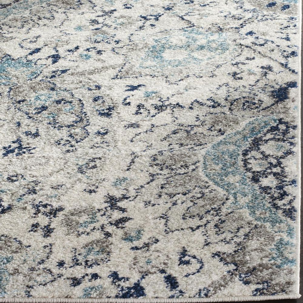 Safavieh Madison MAD600C-4 4&#39; x 6&#39; Cream/Light Grey Area Rug, , large