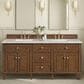 James Martin Vanities Lorelai 72"Double Vanity in Mid-Century Walnut with 3 cm Victorian Silver Quartz Top, , large