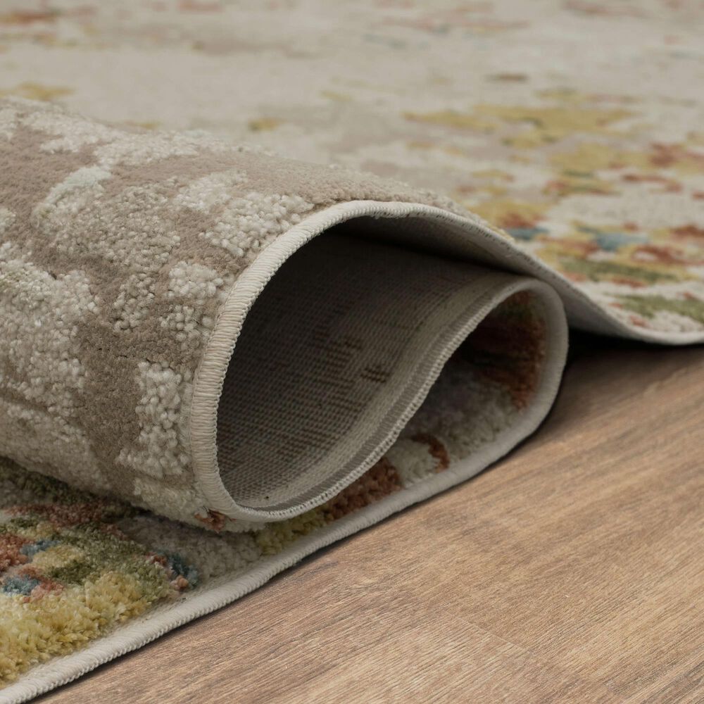 Karastan Memento Sentimental 5&#39; x 7&#39;6&quot; Beige Area Rug, , large