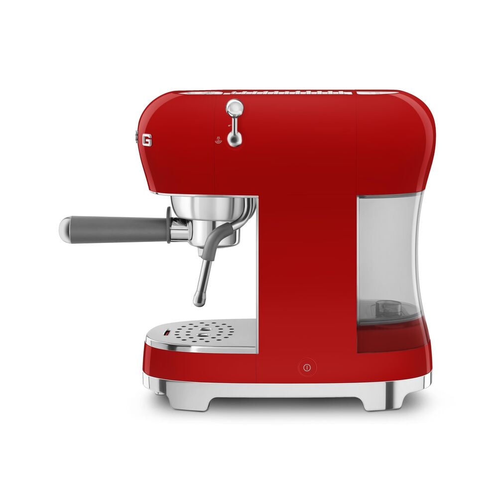 SMEG Espresso Manual Coffee Machine in Red, , large