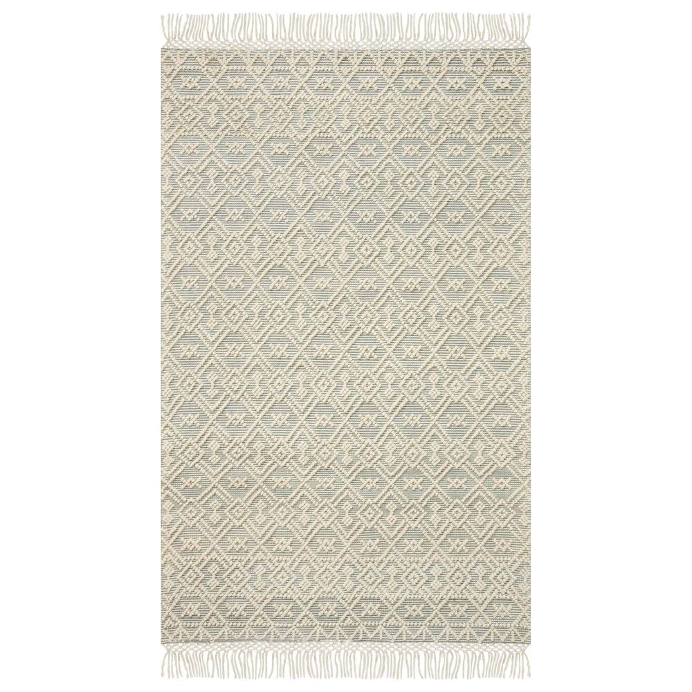 Loloi II Noelle NOE-05 2'6" x 7'6" Ivory and Blue Runner, , large