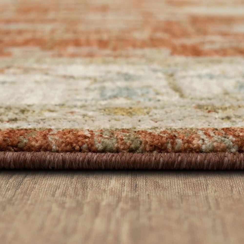 Karastan Adalia Iznik 10&#39; x 14&#39; Rust Area Rug, , large