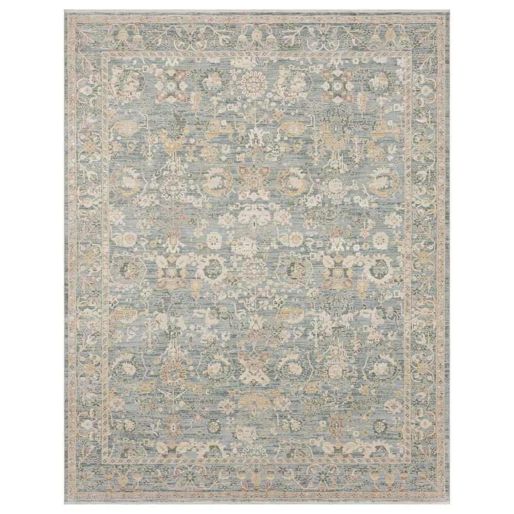 Karastan Surrey Hills Bedfordshire Beachglass 9" x 12" Area Rug, , large