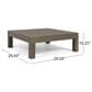 Hearth and Haven Brava 4-Piece Outdoor Sectional Set in White, , large