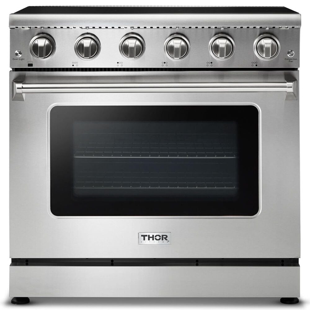 Thor Kitchen 36" Professional Electric Range in Stainless Steel, , large