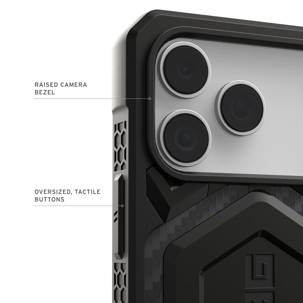 UAG Urban Armor Gear &#40;uag&#41; - Monarch Pro Case For Apple 2025 Iphone 6.9 Pro Max - Carbon Fiber, , large