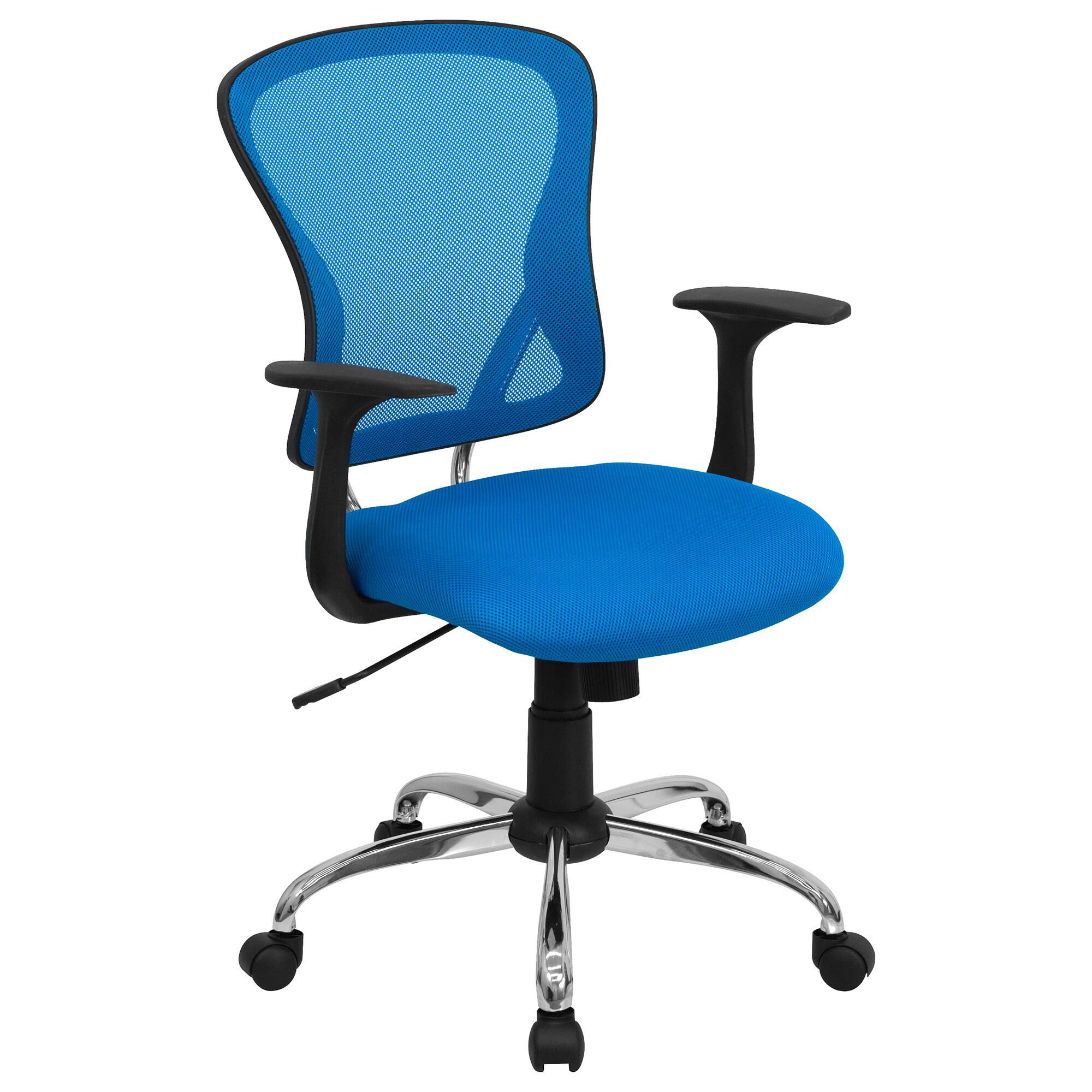 Flash Furniture Swivel Task Chair in Blue Nebraska Furniture Mart