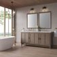 James Martin Vanities Portland 72" Double Bathroom Vanity in Whitewashed Walnut with 3 cm Eternal Jasmine Pearl Silestone Top, Rectangular Sinks and FreePower Wireless Charger, , large