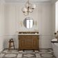James Martin Vanities Brookfield 48" Single Bathroom Vanity in Honey Oak with 3 cm Victorian Silver Quartz Top and Rectangular Sink, , large