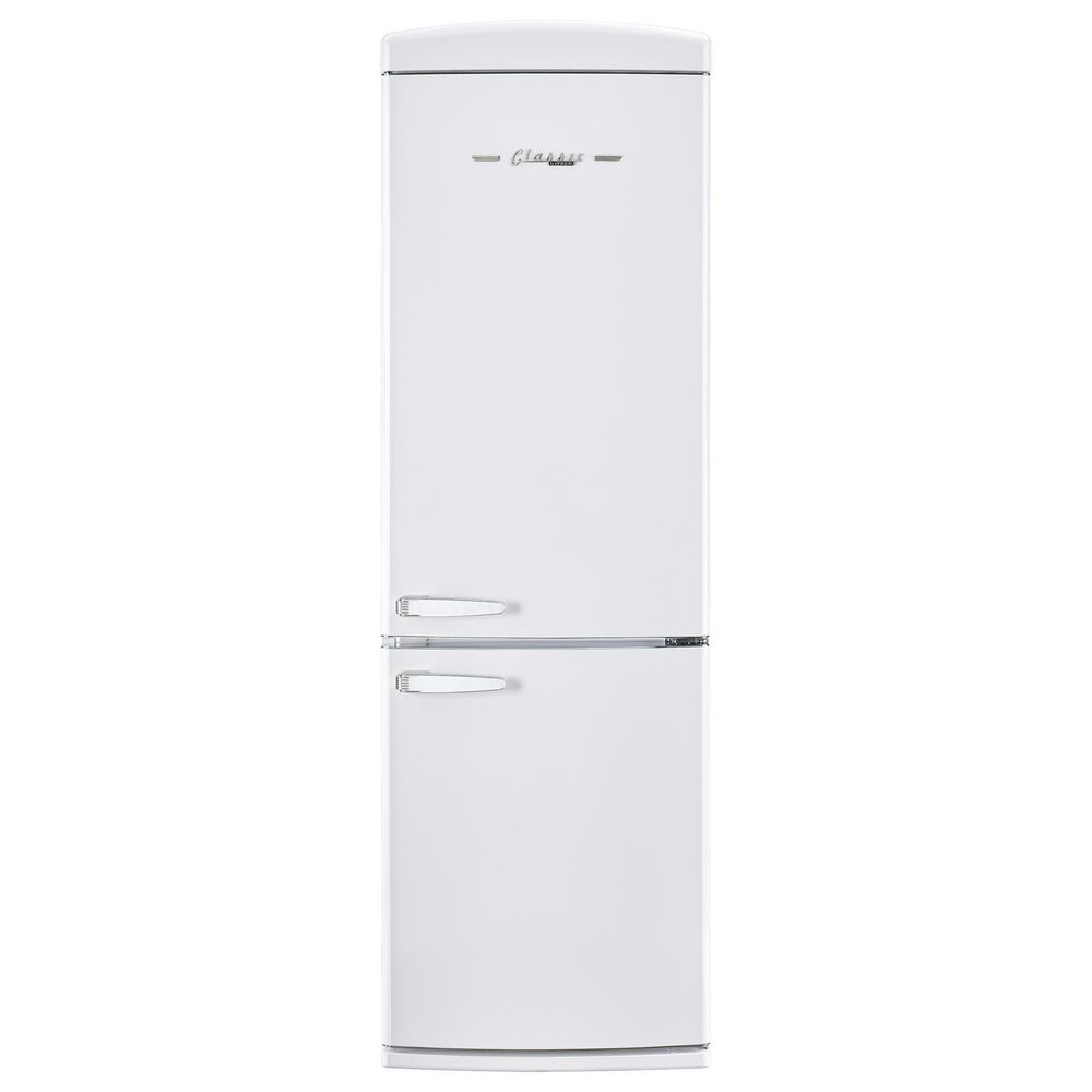 Unique Appliances Classic Retro 12 Cu. Ft. Bottom Freezer Regfrigerator In Marshmallow White, , large