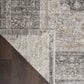Nourison Starry Nights STN05 9" x 12" Charcoal and Cream Area Rug, , large