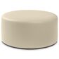 Jaxx Candler Faux Leather Ottoman in Natural Beige, , large